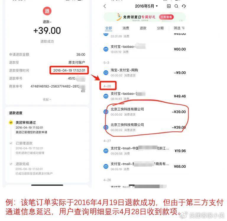 美团退款没到账?全民开始“查账”